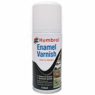 Enamel Satin Varnish 135 Hobby Spray ad6999