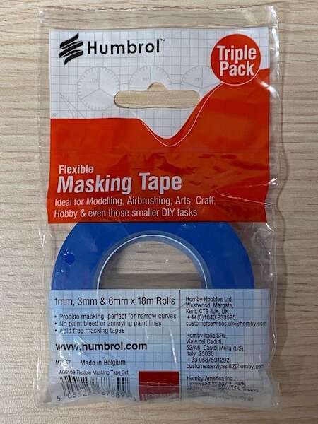 Flexible masking tape (1,3,6mm)  HAG5109