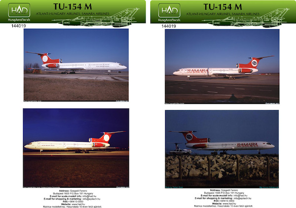 Tupolev Tu154M (Samara Hungarian Atlant Airlines) HAD144019