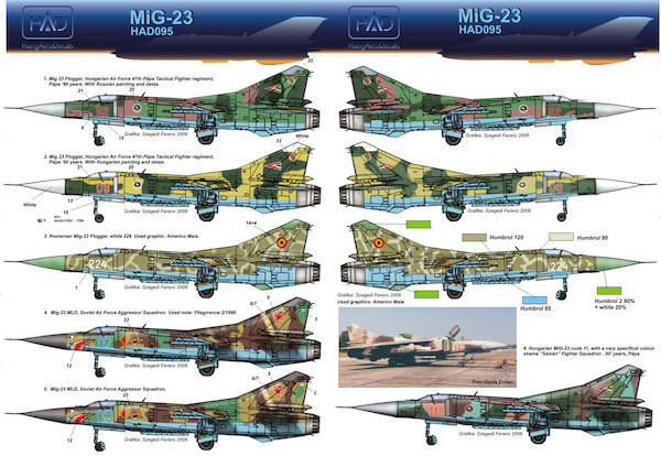 Mikoyan MiG-23 MF / ML (Hungarian AF) HAD32032