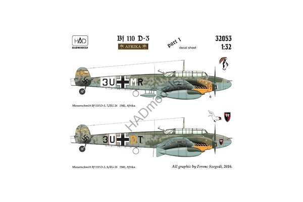 Messerschmitt BF110D-3 HAD32053