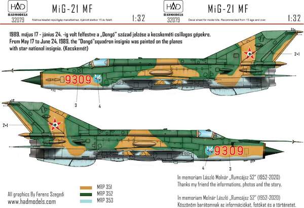 Mikoyan MiG-21MF (Hungarian AF)  HAD32079