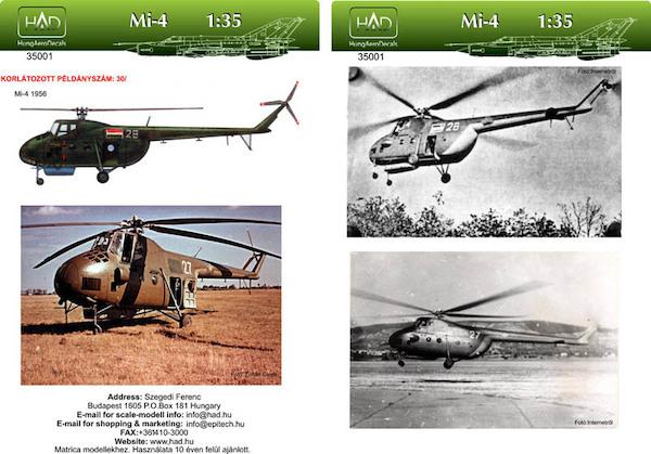 Mil Mi4 (Hungarian AF)  HAD35001