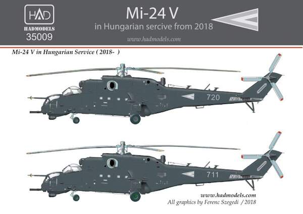 Mil Mi24V Hind in Hungarian service with Grey NATO scheme (From 2018) HAD35009