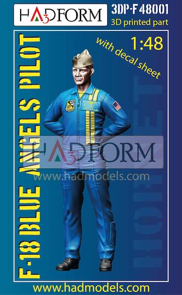 F18 Blue Angels Pilot figure HAD3DP-F48001