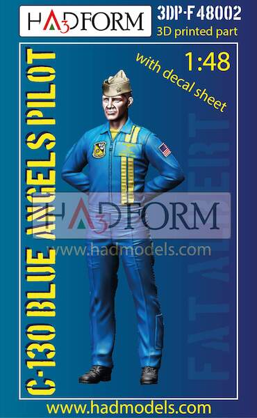 C130 Blue Angels Pilot figure HAD3DP-F48002