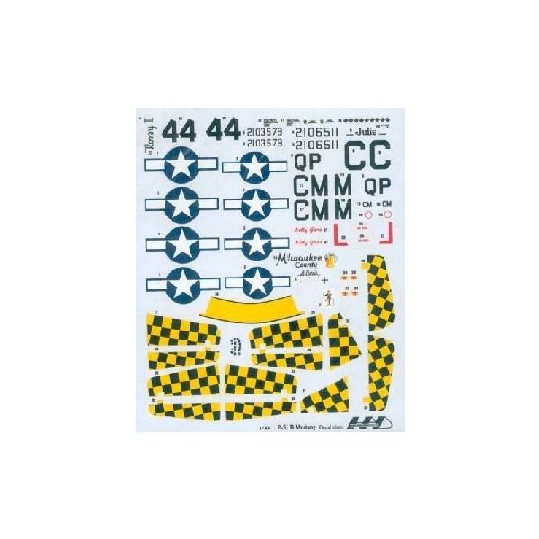 P51B/C (31FG/15AF,52FG/15AF,325FG/15AF)  HAD48015