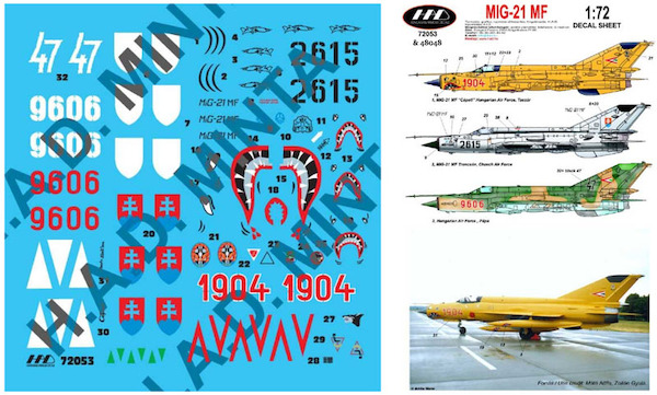 Mikoyan MiG21MF/BIS (Hungarian AF, Slovak AF) HAD48048