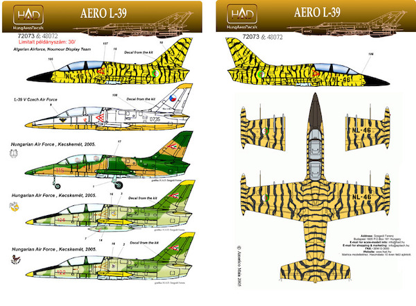 Aero L39 Albatros (Algerian AF, Czech AF, Hungarian AF)  HAD48072