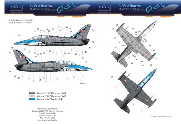 Aero L39 Albatros (Hung AF "Capeti II") HAD48075
