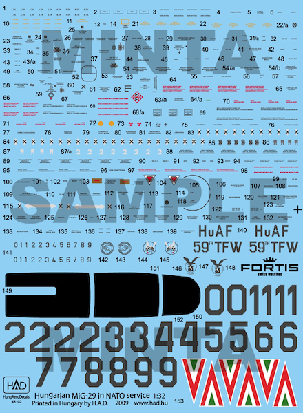 Mikoyan MiG29 Fulcrum "NATO" (Hungarian AF)  HAD48102