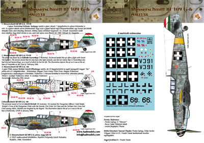 Messerschmitt Bf109G-6 (Hungarian AF)  HAD48118