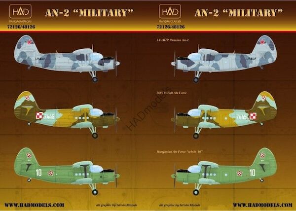 Antonov AN2 Military (USSR, Polish AF, Hung AF) HAD48126