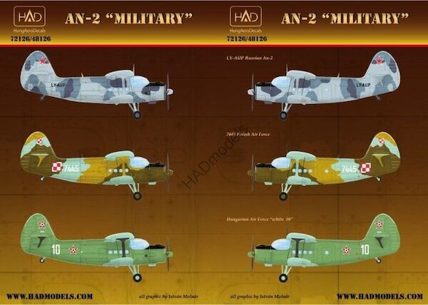 Antonov AN2 Military (USSR, Polish AF, Hung AF)  HAD48126