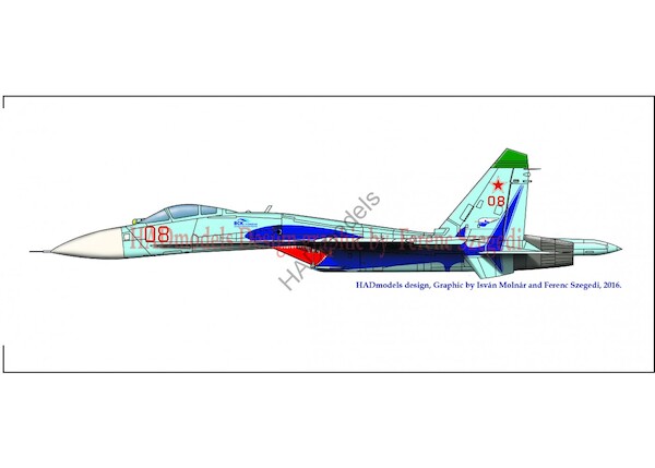 Suchoi Su27 Flanker B Part 2 (Russian AF, 'Shark")  HAD48171