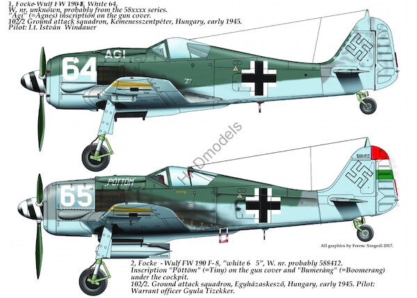 Focke Wulf FW190F-8 (Luftwaffe, Hungarian AF)  HAD48178