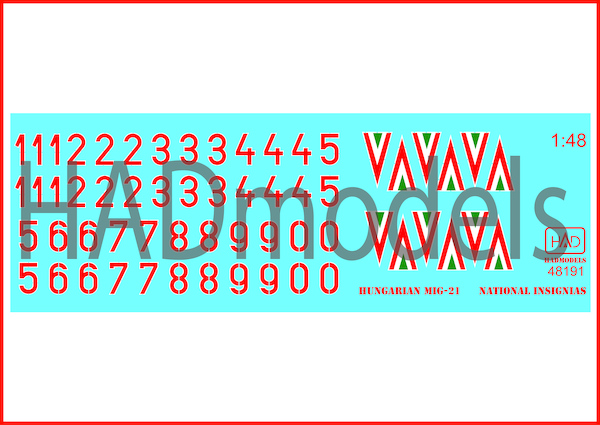 Hungarian national Insignia and Numbers post WWII part 2 HAD48191