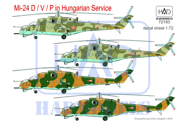 Mil  Mi24D/V/P "Hind"in Hungarian Service  HAD48193