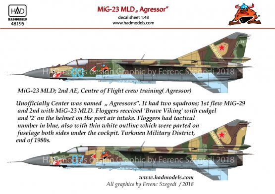 Mikoyan MiG23MLD Flogger "Agressor"  HAD48195