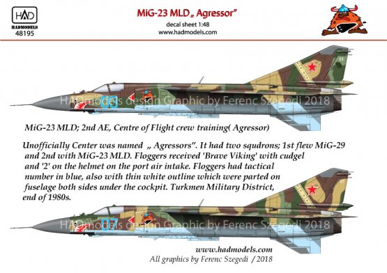 Mikoyan MiG23MLD Flogger "Agressor" HAD48195
