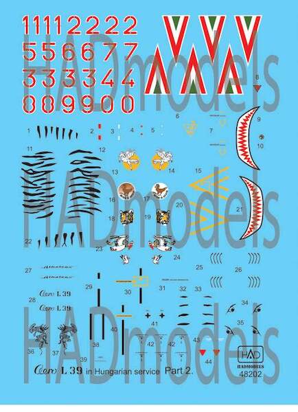 Aero L39ZO Albatross in Hungarian Service part 2 with Czech scheme and DDR stencils  HAD48202
