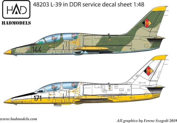 Aero L39ZO/V Albatross in DDR Service with full stencils HAD48203
