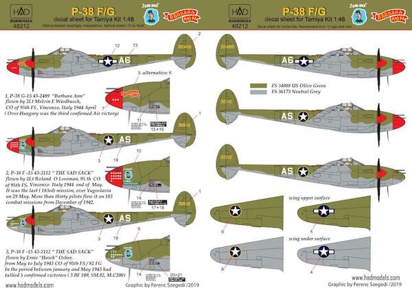 Lockheed P38F/G Lightning HAD48212