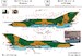 Mikoyan MiG21MF/Bis Fishbed Stencils Part 1 White stencils on camouflaged planes (Hungarian AF) HAD48236