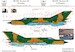 Mikoyan MiG21MF/Bis Fishbed Stencils Part 1 White stencils on camouflaged planes (Hungarian AF) HAD48236