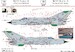 Mikoyan MiG21MF/Bis Fishbed Stencils Part 2 Blue stencils on silver planes (Hungarian AF) HAD48237