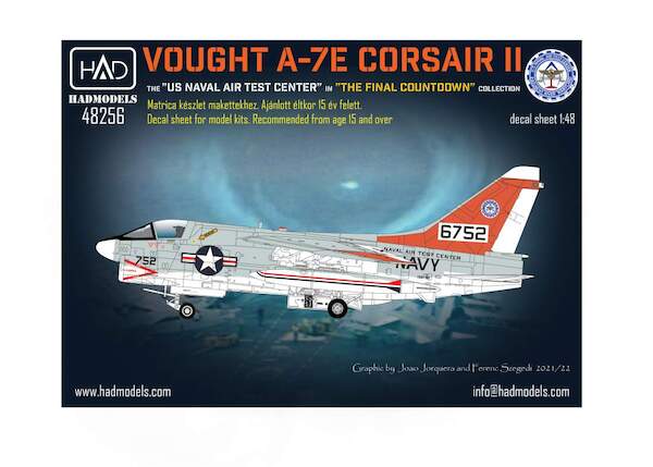Vought A7E Corsair (US Naval Air Test Centre." "The Final Countdown")  HAD48256