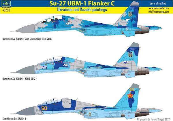 Sukhoi Su27UBM-1 Flanker C (Ukrainian AF) HAD48258