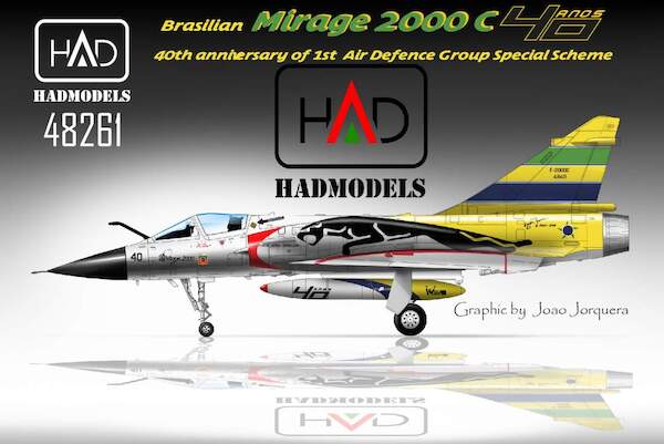 Mirage 2000C "40th anniversary of 1st Air Defence Group, Brasilian Air Force)  HAD48261