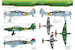 Messerschmitt BF109G-6, Junkers Ju87D-5 Stuka, FW190F-8 (Hung AF) had72031