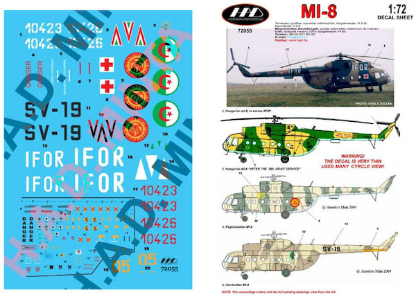 Mil Mi8 "Hip" (Hung AF, Kirgisistan AF, Algerian AF)  HAD72055