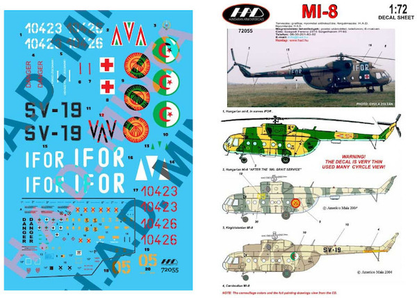 Mil Mi8 "Hip" (Hung AF, Kirgisistan AF, Algerian AF) HAD72055