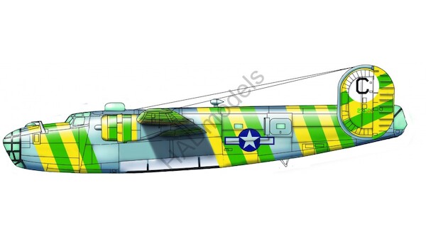 B24D Liberator "Green Dragon" assemby ship of the mighty eighth HAD72155