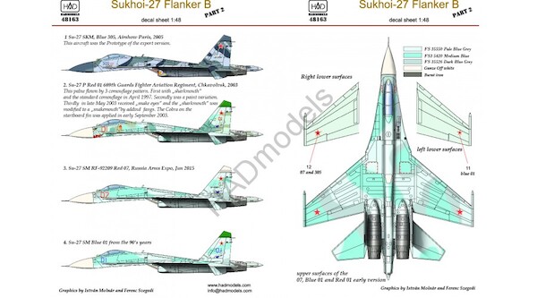 Suchoi Su27 Flanker B Part 2 (Russian AF)  HAD72160
