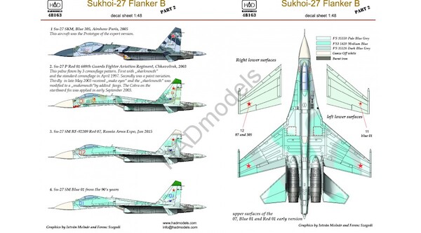 Suchoi Su27 Flanker B Part 2 (Russian AF) HAD72160