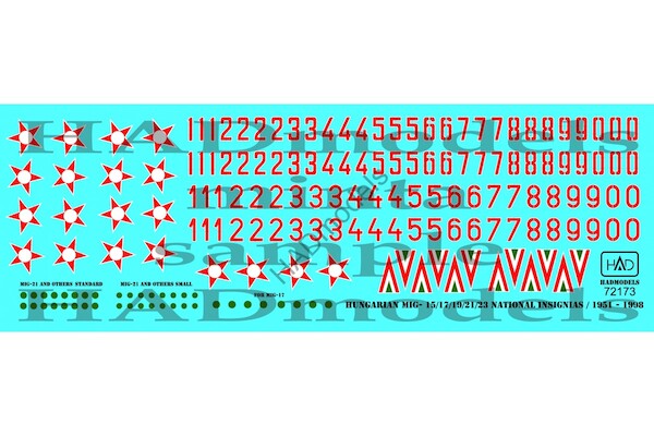 Hungarian National Insignia and Numbers HAD72173