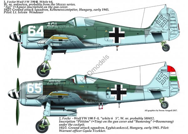 Focke Wulf Fw190F-8 (Ptm, Agi, Hungarian AF)  HAD72178