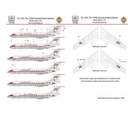 Tupolev Tu134/Tu134A Hungarian government planes  HAD72192