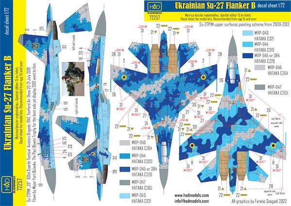 Sukhoi Su27P1M Flanker B (Ukrainian AF) HAD72257