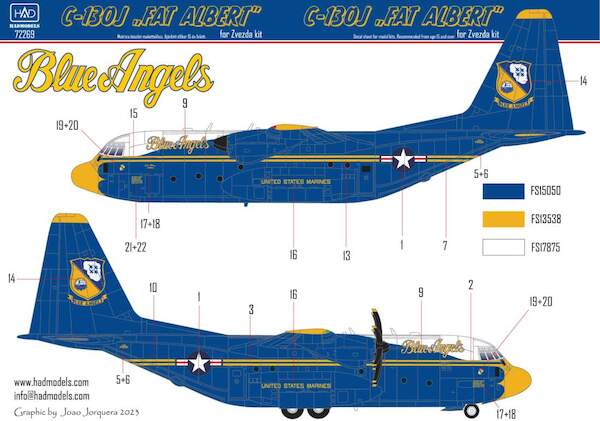 Lockheed C130J Hercules "Fat Albert" (Blue Angels)  HAD72269