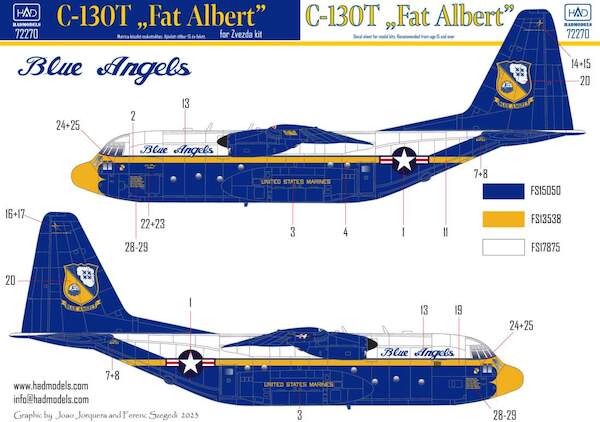 Lockheed C130T Hercules "Fat Albert" (Blue Angels)  HAD72270