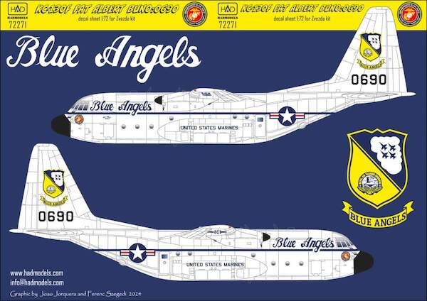 Lockheed KC130F Hercules "Fat Albert" (Blue Angels) HAD72271