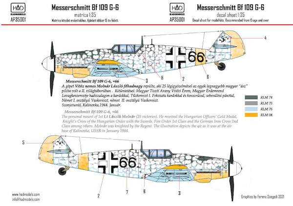 Messerschmitt BF109G-6  HADAP35001