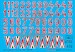 Hungarian National Insignia and Numbers 1990-1998 Dry Water Decal HADDW32002