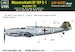 Messerschmitt Bf109E-3  Dry Water Decal HADDW32015