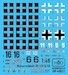 Messerschmitt Bf109G-10/U4 Dry Water Decal HADDW48012